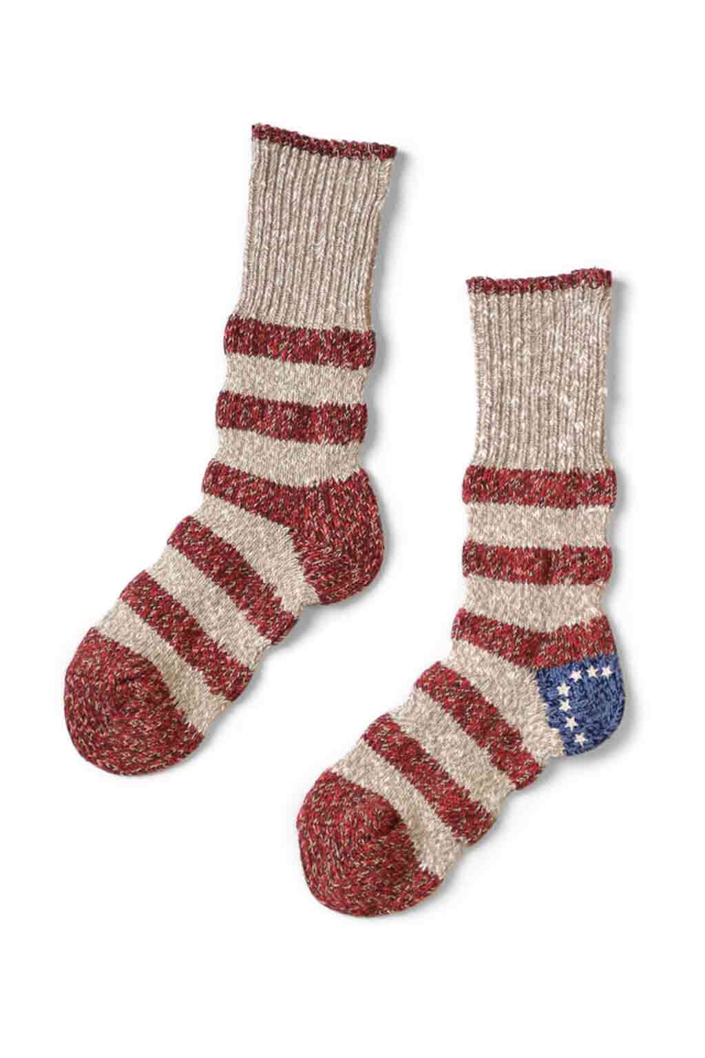 Kapital - 56 Yarns Flag Stripe Socks - 4 Colors