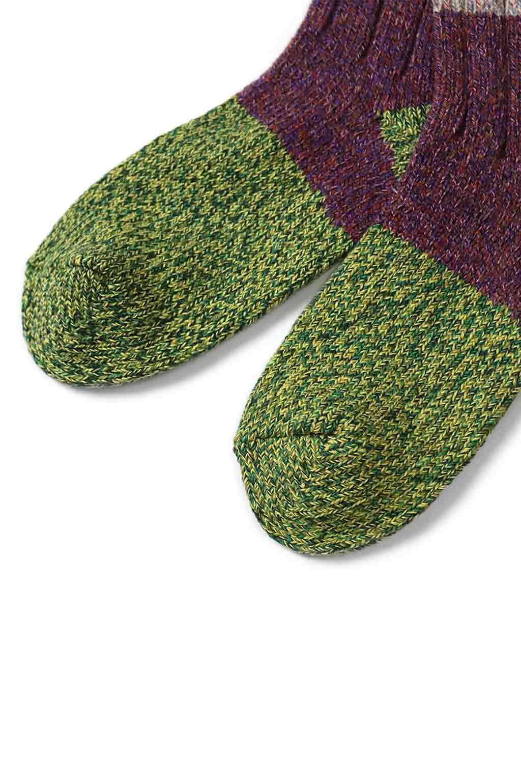 Kapital - 56Yarns Wool Grandrelle GOGH HOBO Stitch Socks - 5 Colors