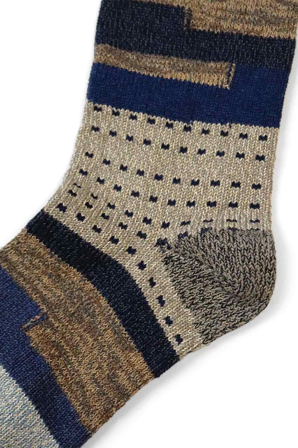 Kapital - 84 Yarns Patchwork KOMON KOGIN Socks - 3 Colors