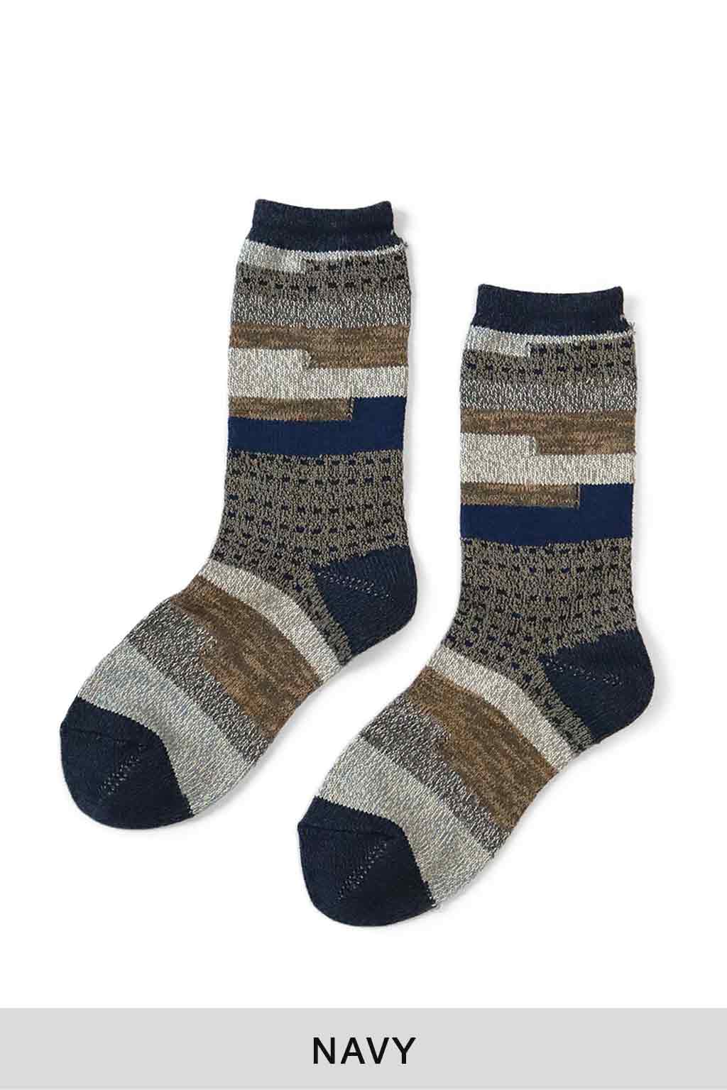 Kapital - 84 Yarns Patchwork KOMON KOGIN Socks - 3 Colors