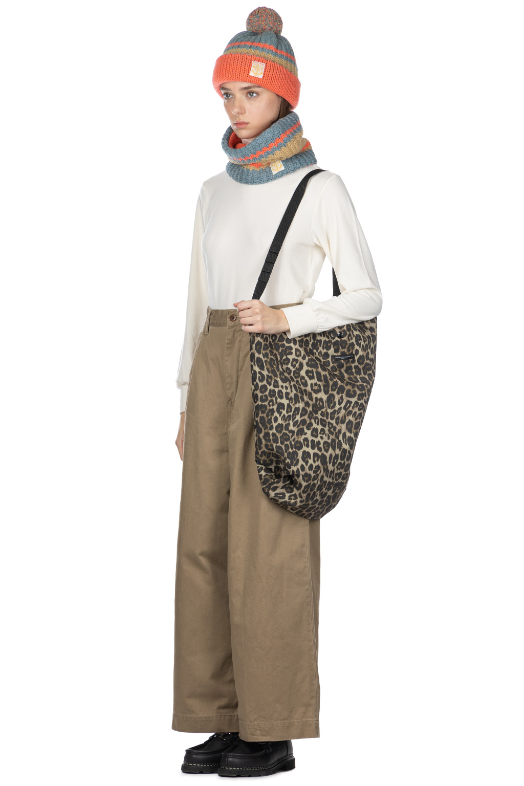 Kapital - Chino High Waisted NIME Pants-Beige