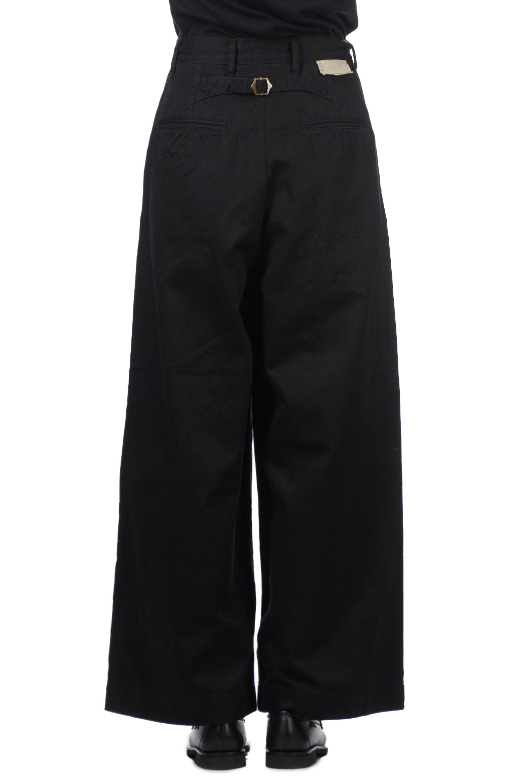 Kapital - Chino High Waisted NIME Pants-Black