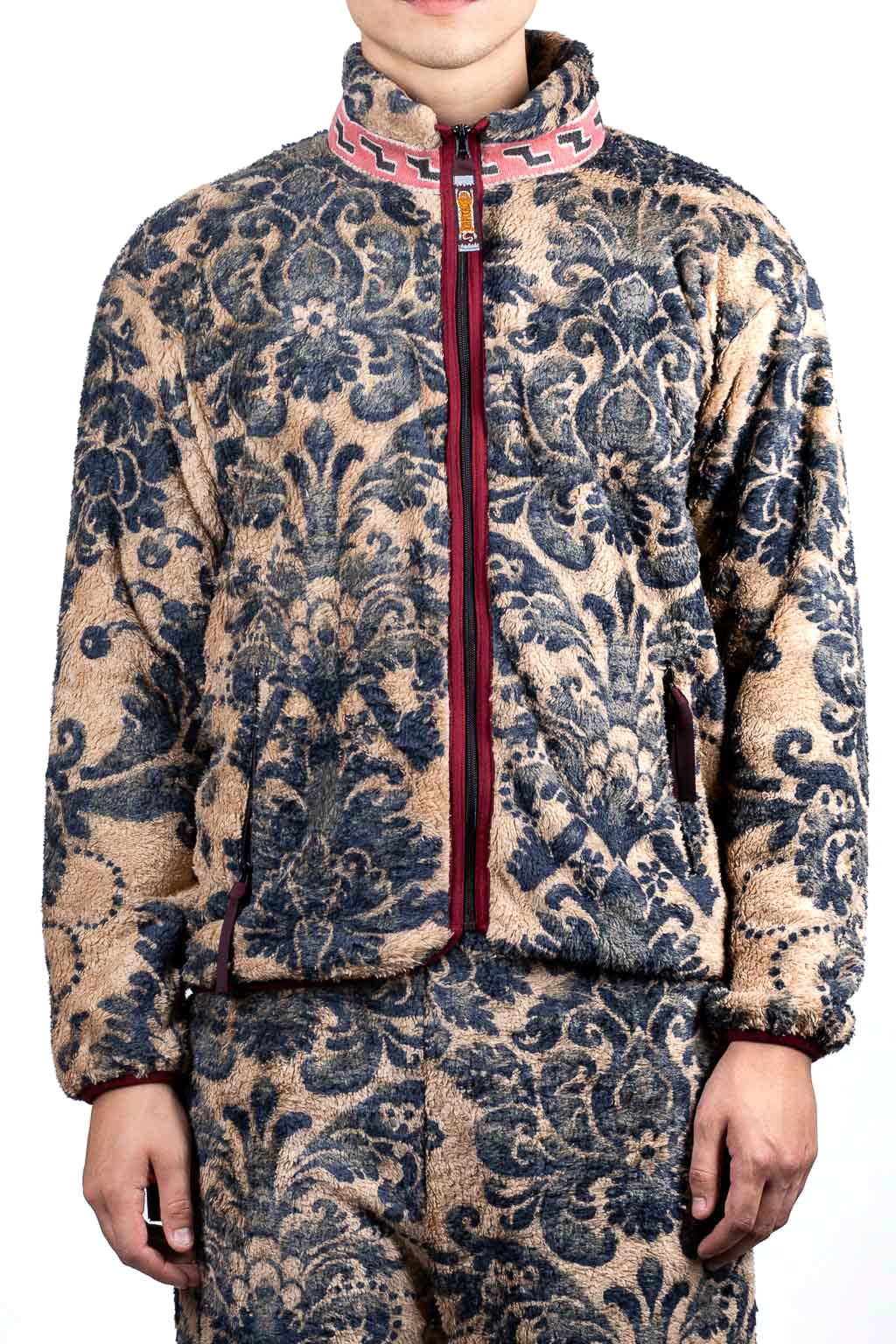 Kapital DAMASK Fleece ZIP Blouson (VirginMary)