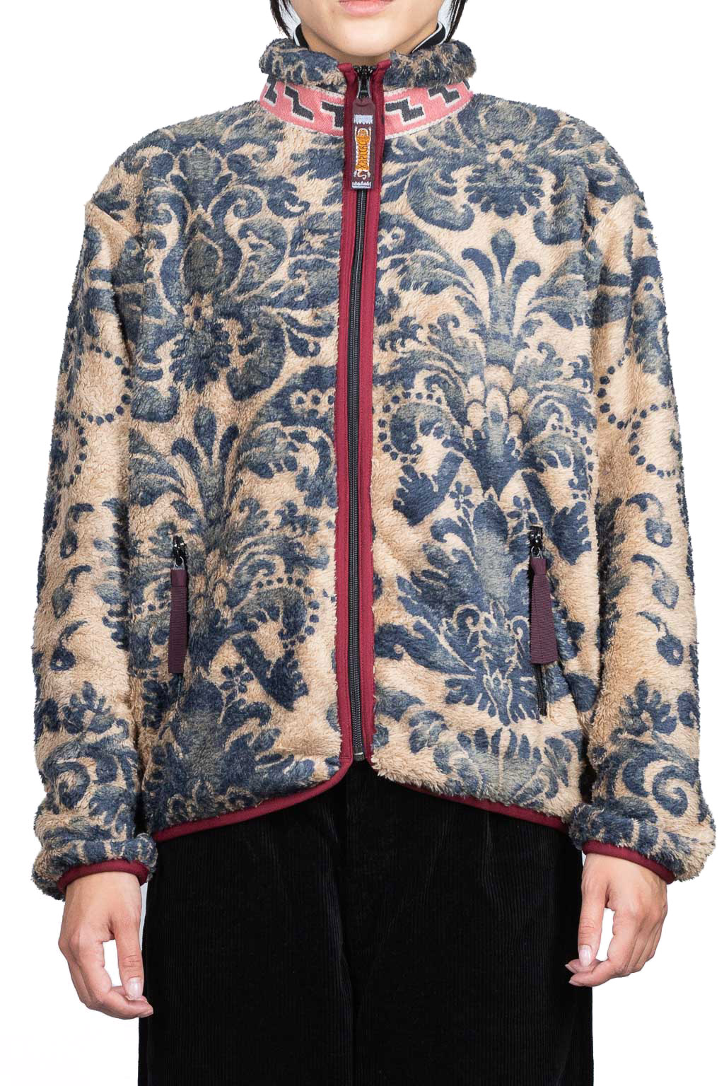 Kapital DAMASK Fleece ZIP Blouson (VirginMary)