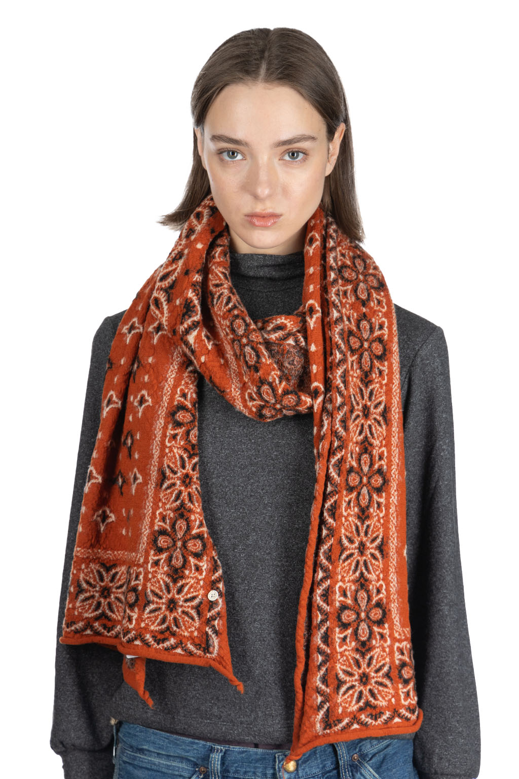 Kapital - Fulling Wool Scarf Colorful BIG-MAMA Bandana - 6 Colors