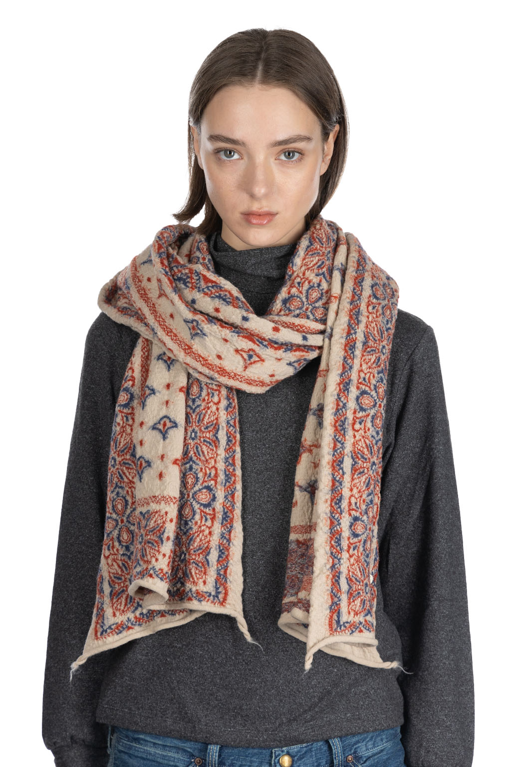 Kapital - Fulling Wool Scarf Colorful BIG-MAMA Bandana - 6 Colors