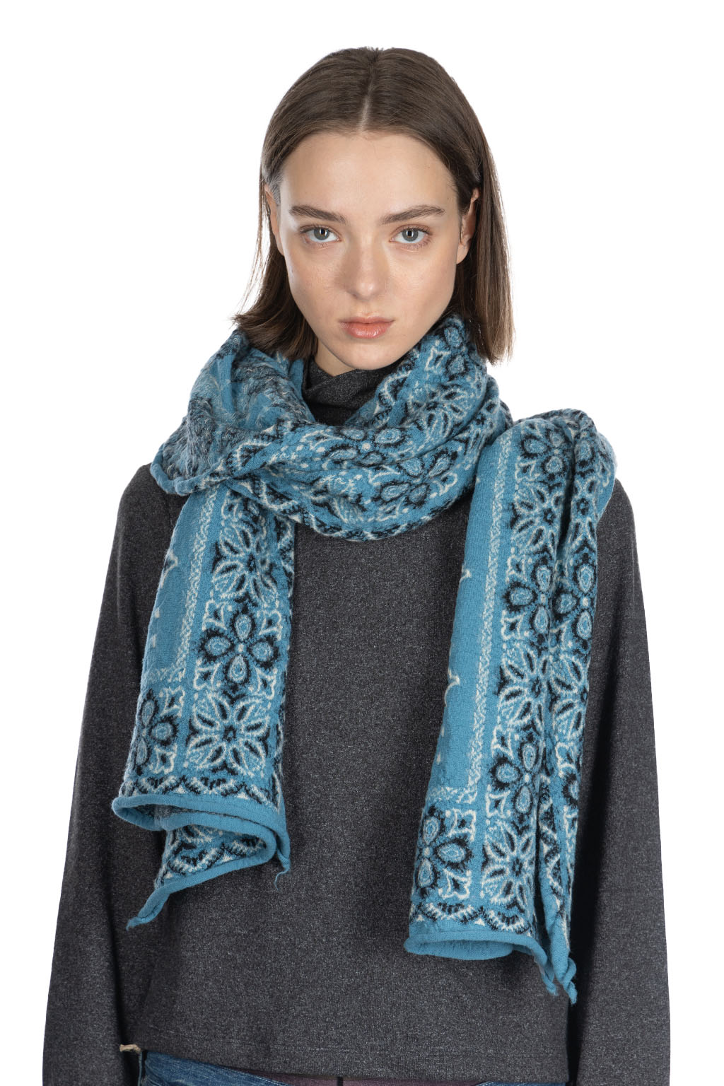 Kapital - Fulling Wool Scarf Colorful BIG-MAMA Bandana - 6 Colors