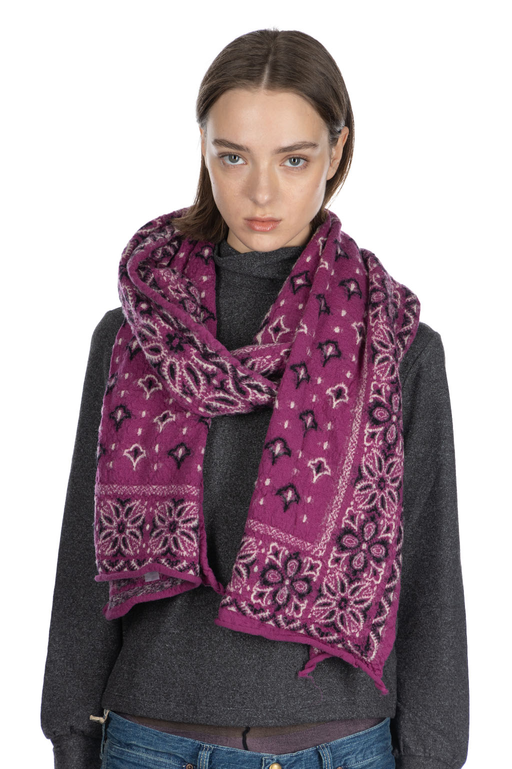 Kapital - Fulling Wool Scarf Colorful BIG-MAMA Bandana - 6 Colors