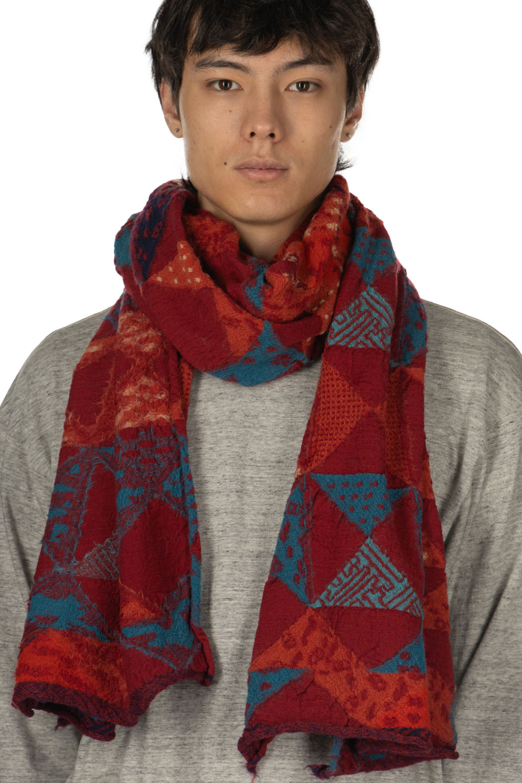 Kapital - Fulling Wool Scarf IDG-RAG - 2 Colors