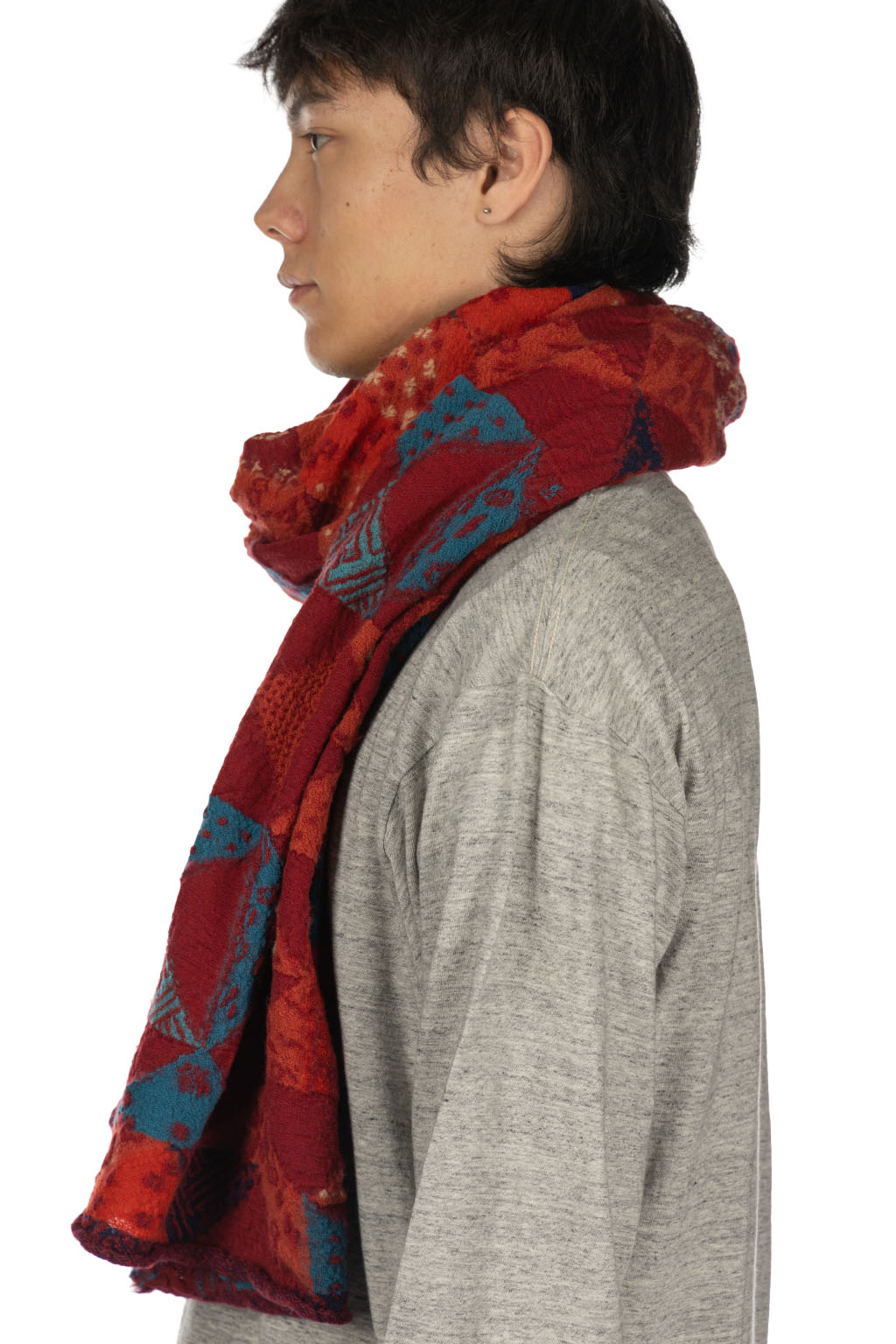 Kapital - Fulling Wool Scarf IDG-RAG - 2 Colors