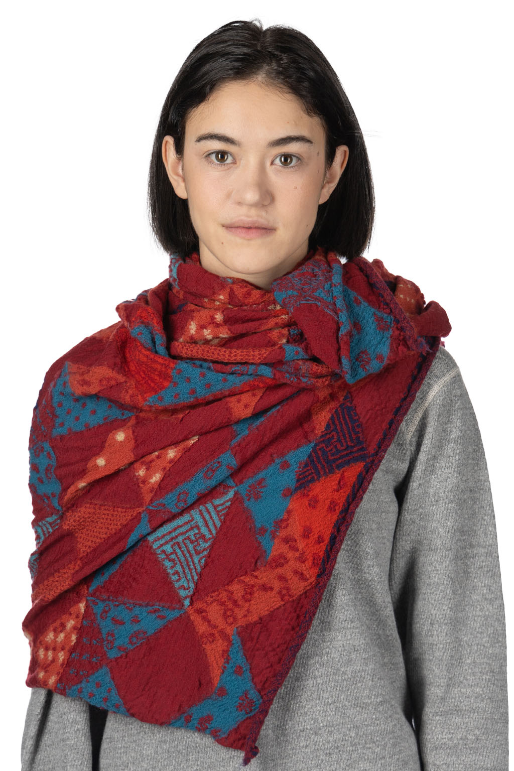 Kapital - Fulling Wool Scarf IDG-RAG - 2 Colors