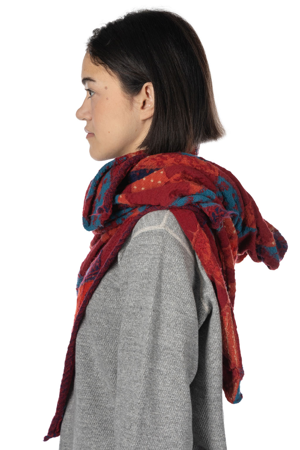 Kapital - Fulling Wool Scarf IDG-RAG - 2 Colors