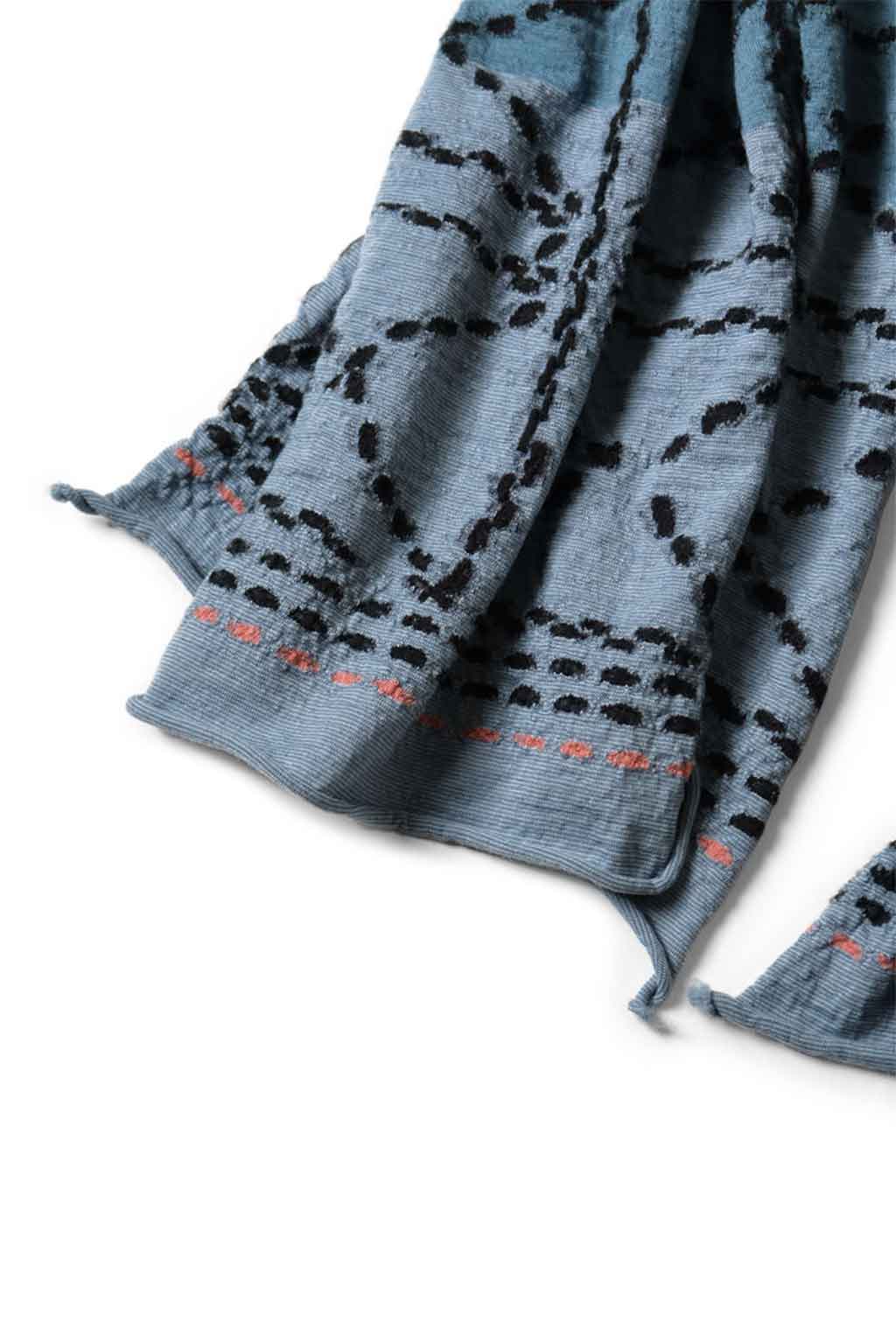 Kapital - Fulling Wool Scarf SASHIKO - 3 Colors