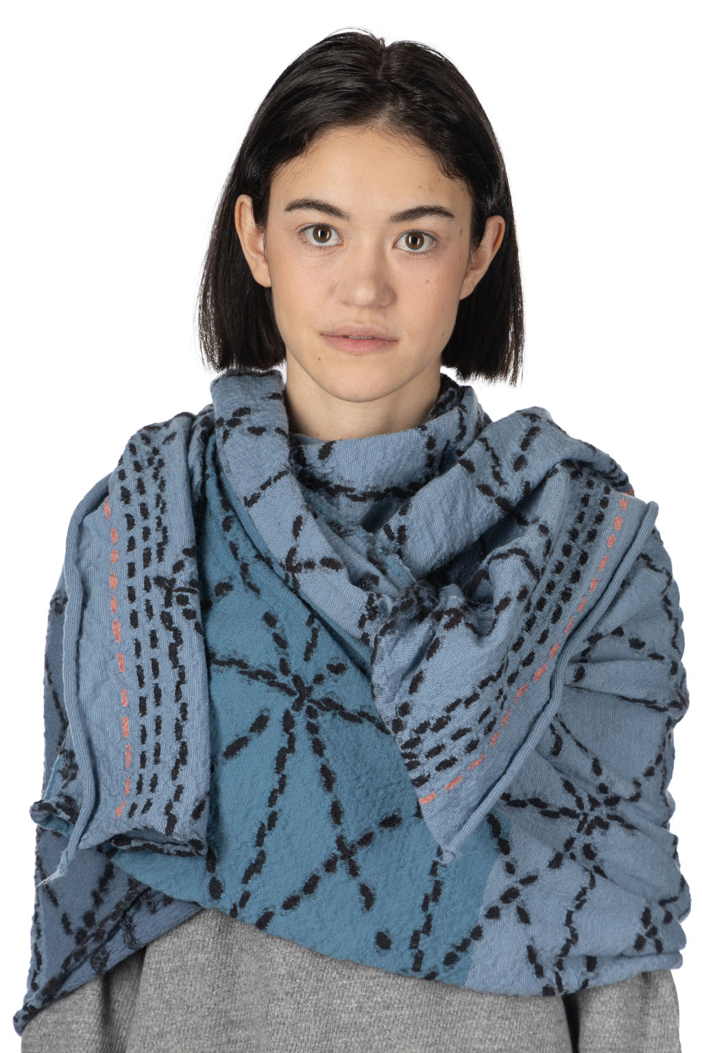 Kapital - Fulling Wool Scarf SASHIKO - 3 Colors