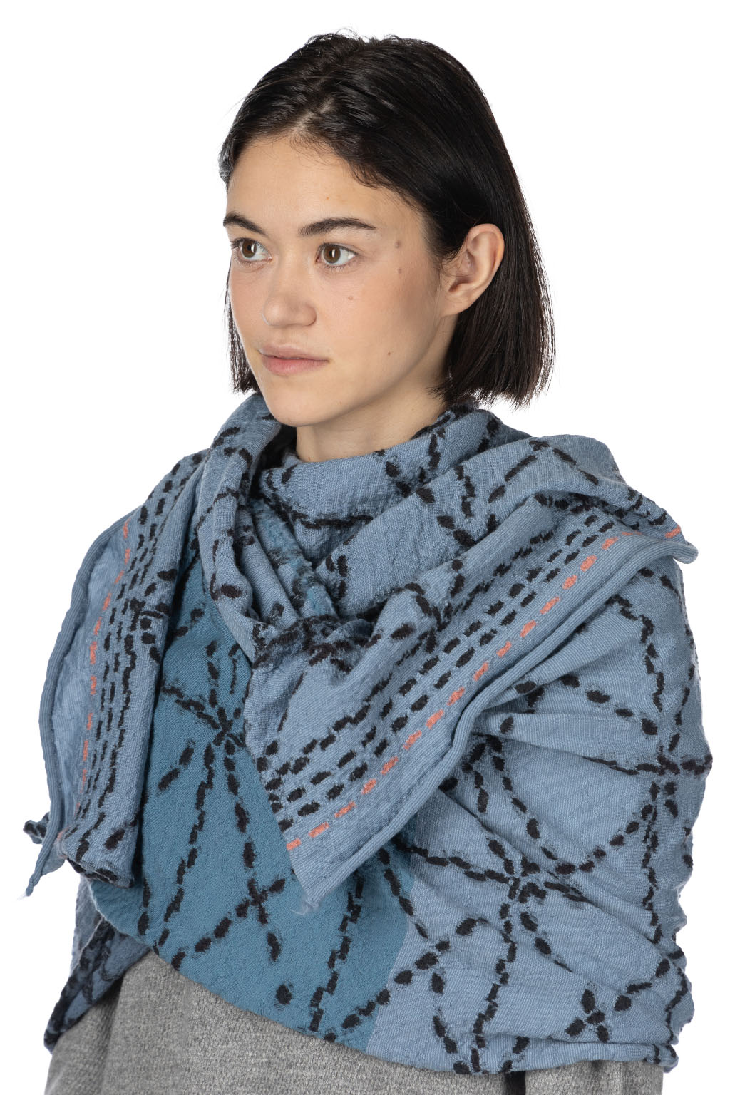 Kapital - Fulling Wool Scarf SASHIKO - 3 Colors