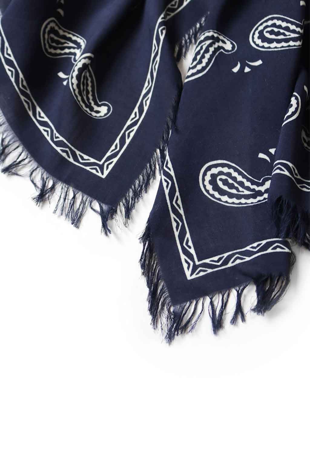 Kapital - Rayon Fringe Stole (PECOS Paisley) - 2 Colors