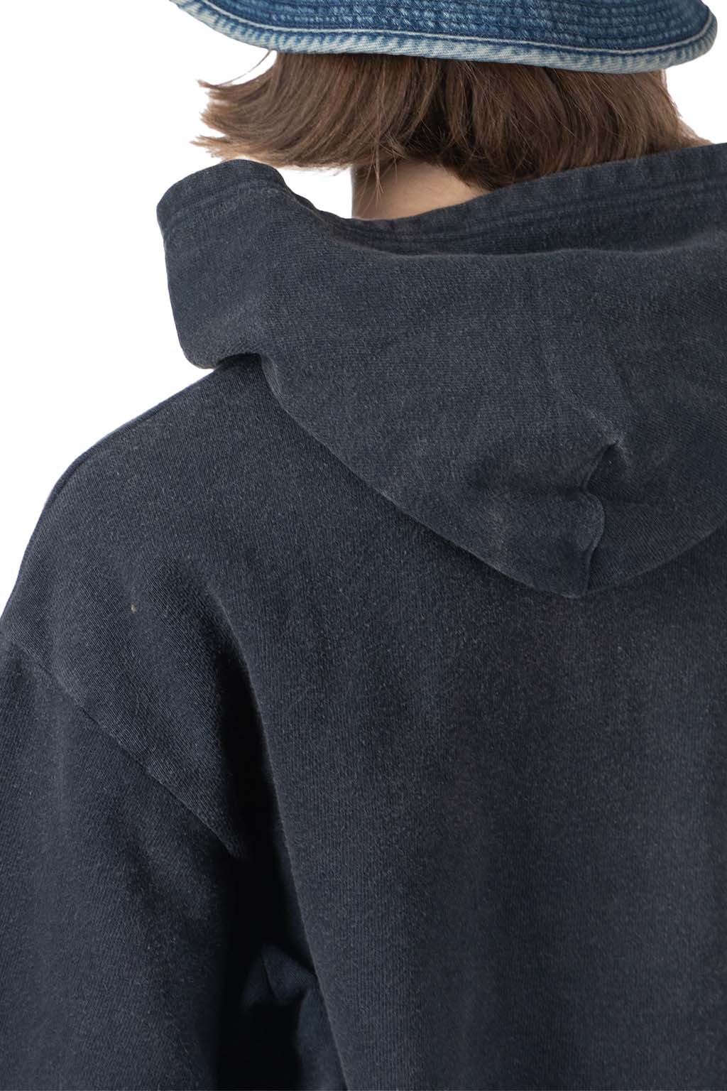 Kapital - SWT Knit Hoodie (SPEAKEASY KAPITAL) - Black