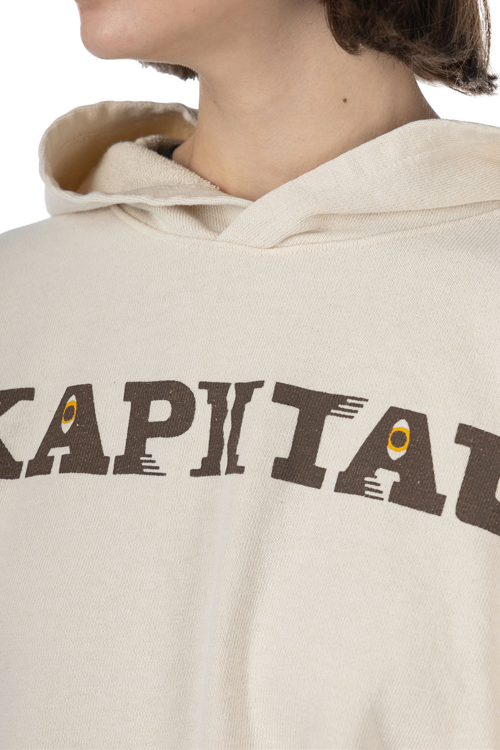 Kapital - SWT Knit Hoodie (SPEAKEASY KAPITAL) - Natural