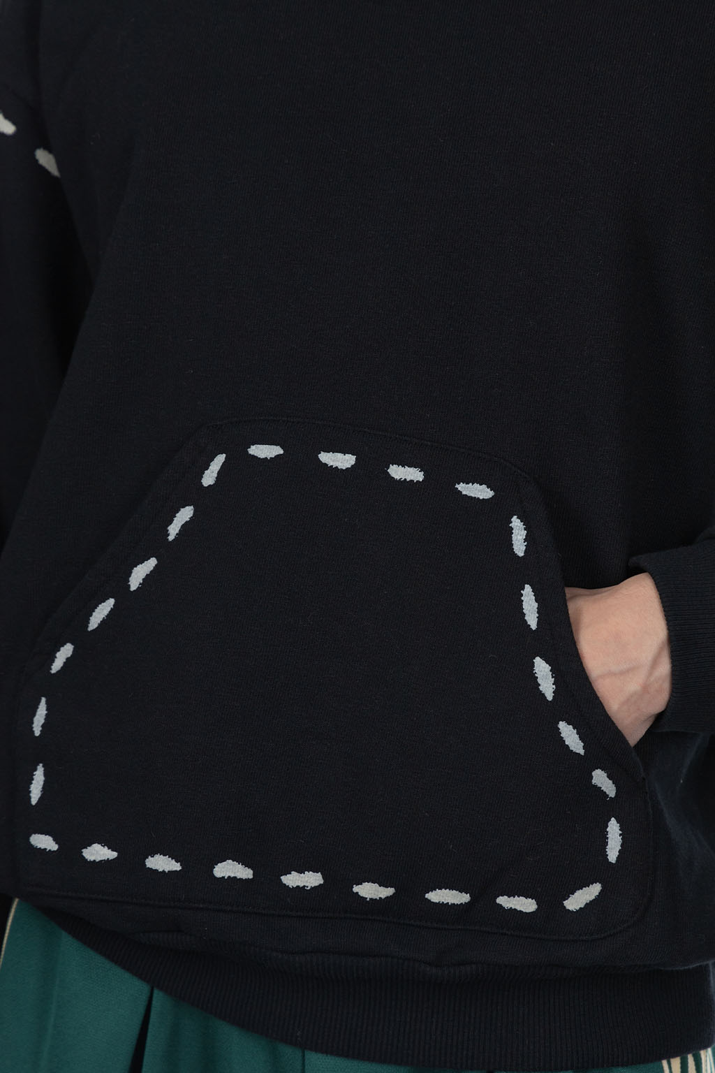 Kapital - SWT Knit MARIONETTE Hoodie - Black