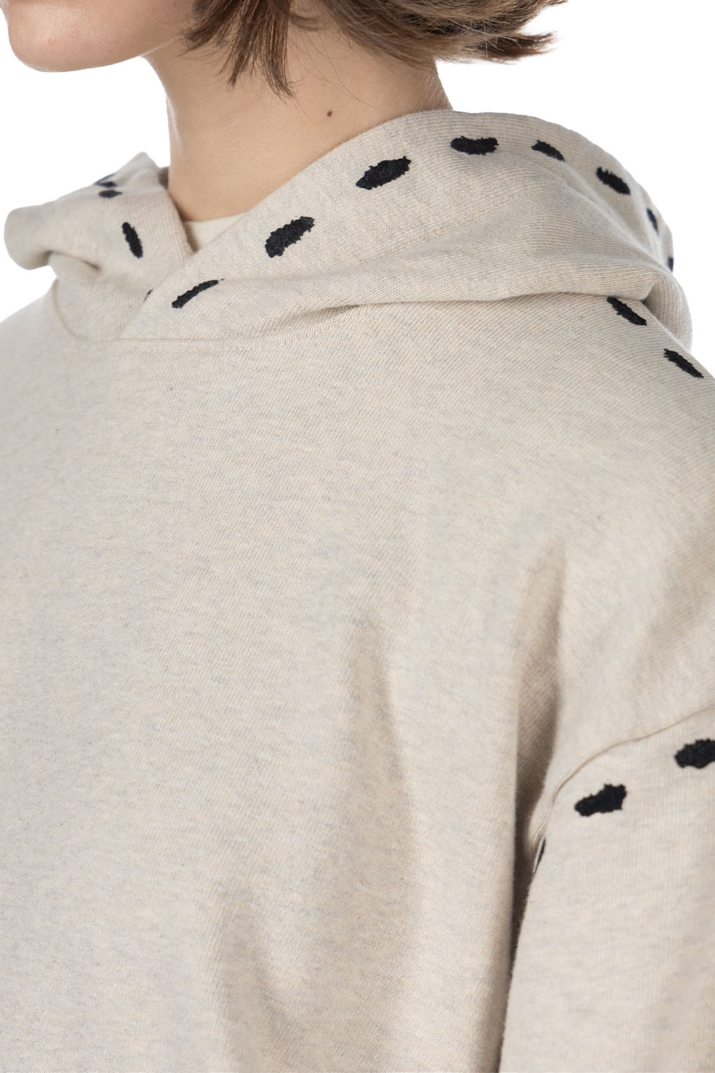 Kapital - SWT Knit MARIONETTE Hoodie - Natural