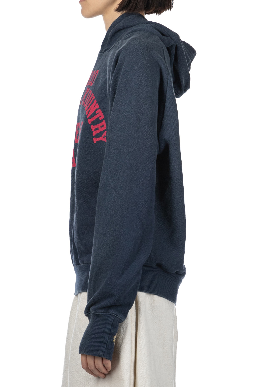 Kapital - SWT Knit Raglan Hoodie (SPEAKEASY College) - Navy