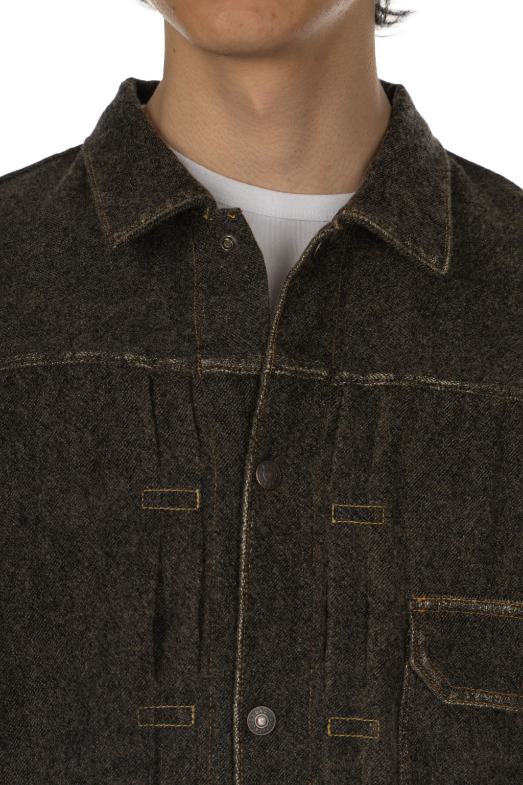 Kapital - Twill Aging Wool 1st Jacket - Faded Charcoal