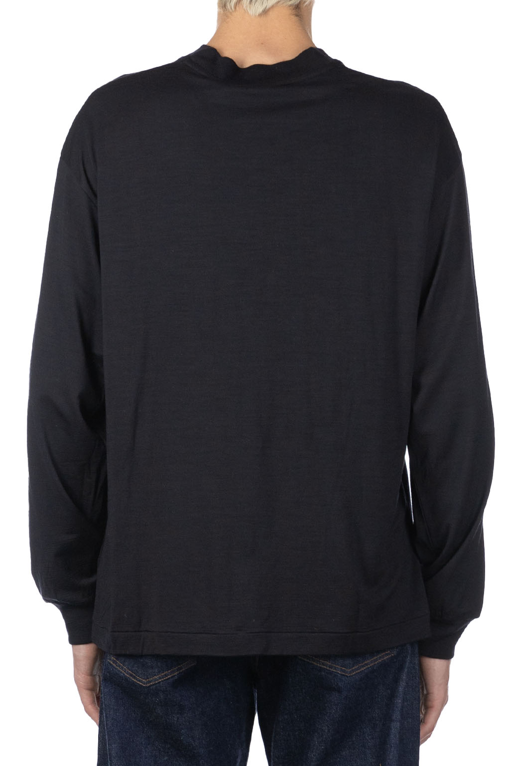 Kaptain Sunshine - Super Soft Merino Tenjiku LS Tee - Dark Navy