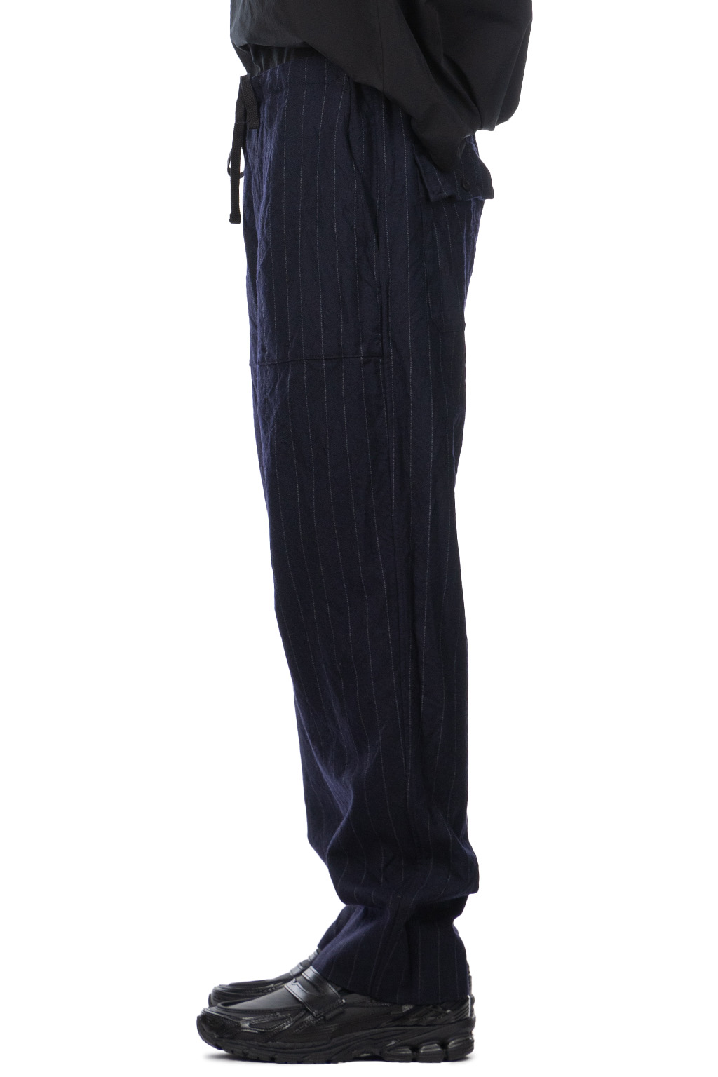 Kaptain Sunshine - Take Easy Baker Pants - Navy Stripe