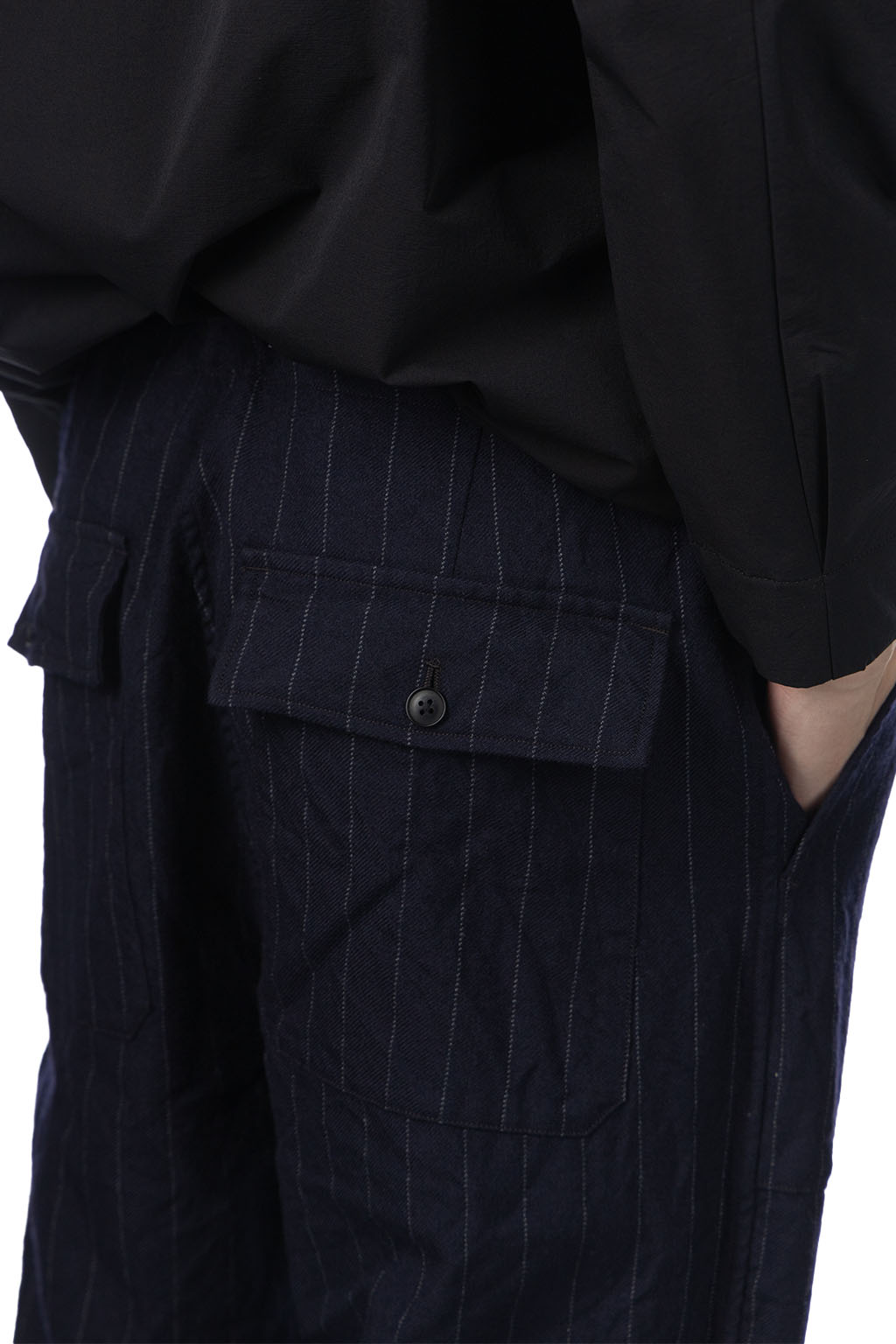 Kaptain Sunshine - Take Easy Baker Pants - Navy Stripe