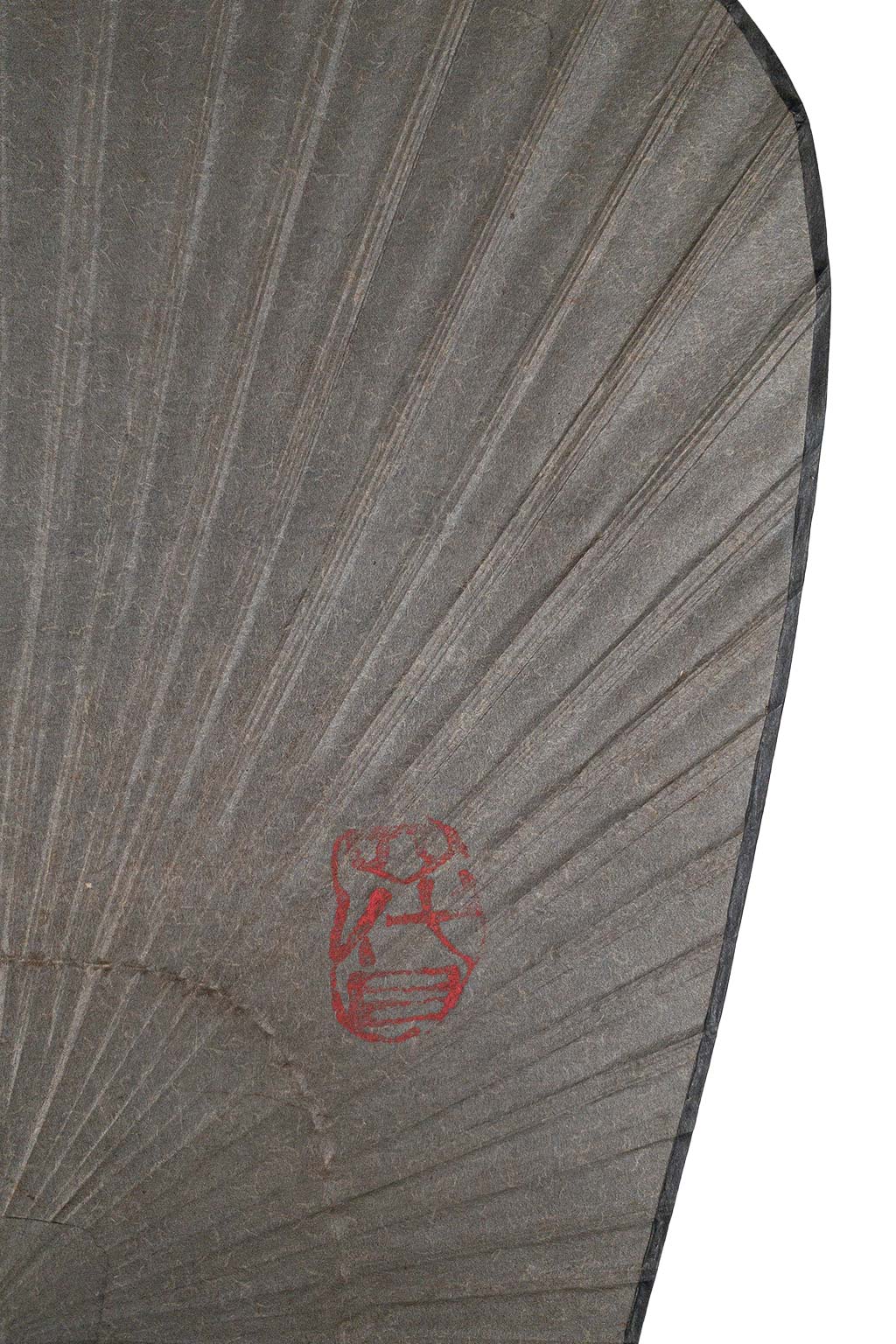 Kurikawa Shoten Traditional Paper Fan/ Kuro - Sensen