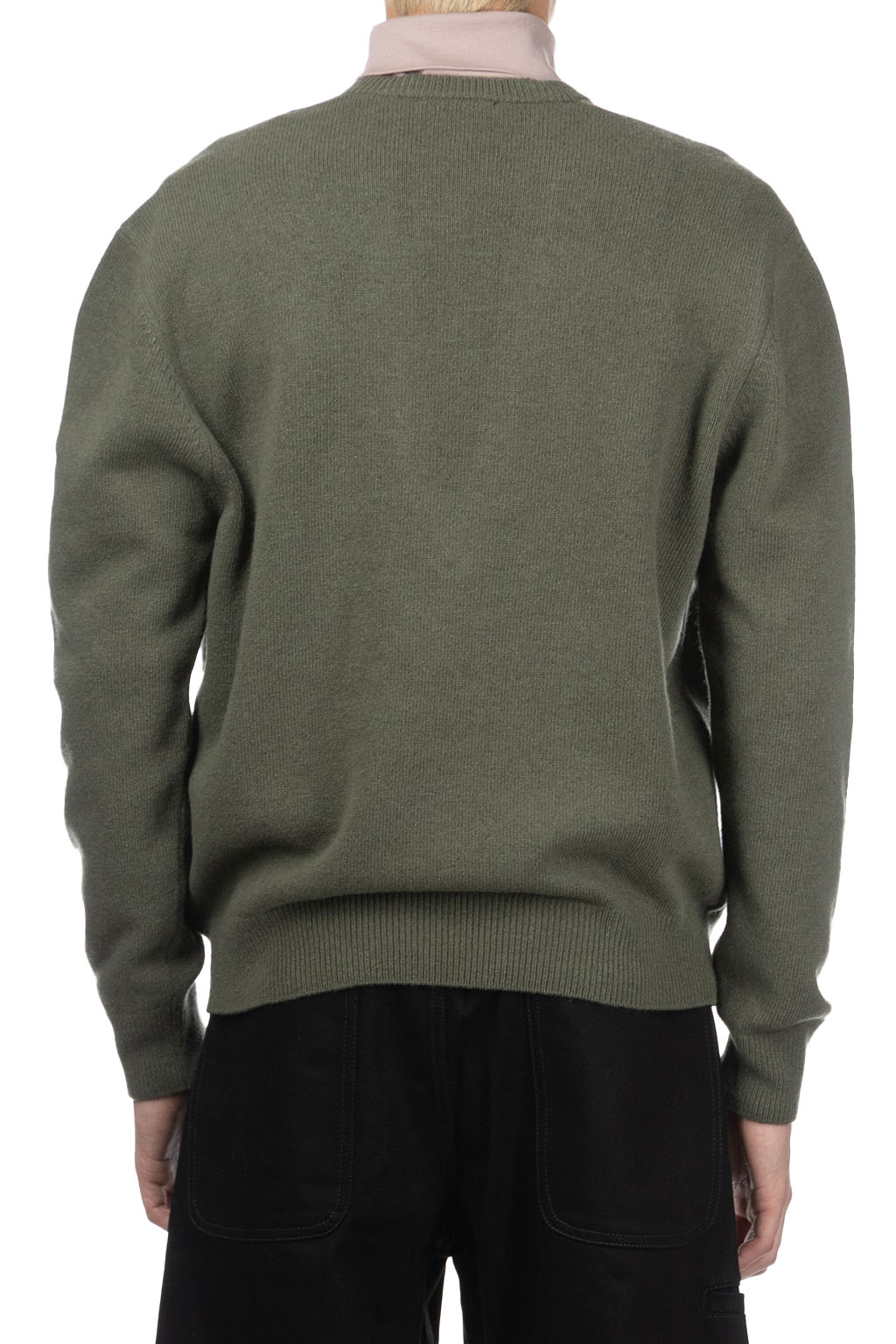 Lemaire - Deep V Neck Jumper - Light Moss