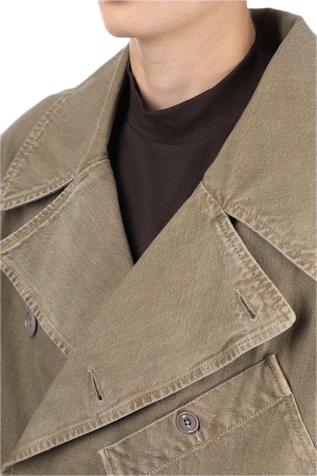 Lemaire - Dispatch Jacket - Denim Snow Olive