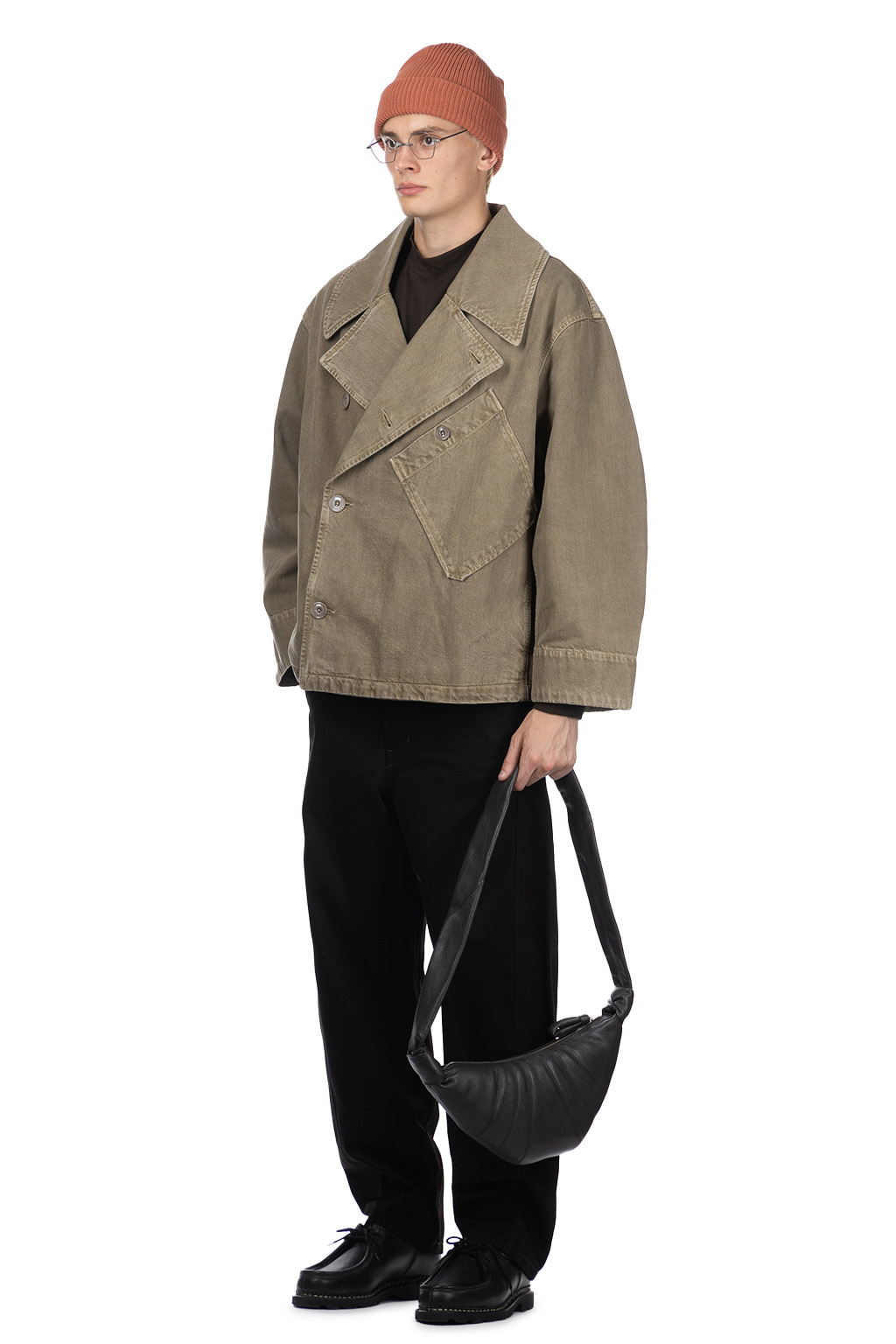 Lemaire - Dispatch Jacket - Denim Snow Olive