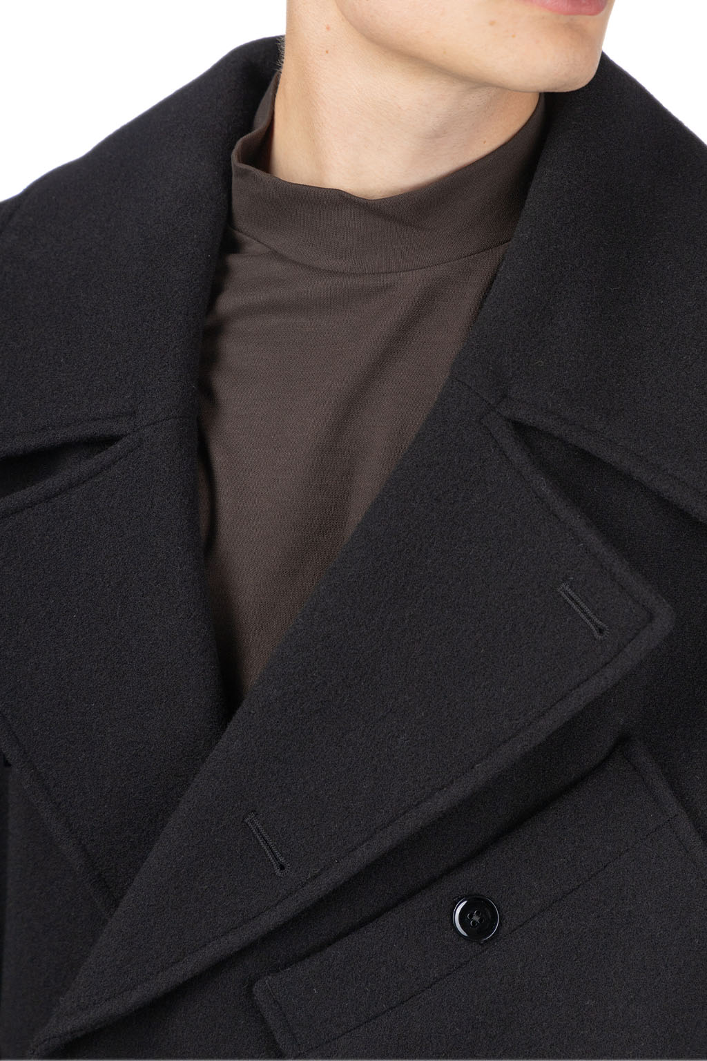 Lemaire - Dispatch Peacoat - Black