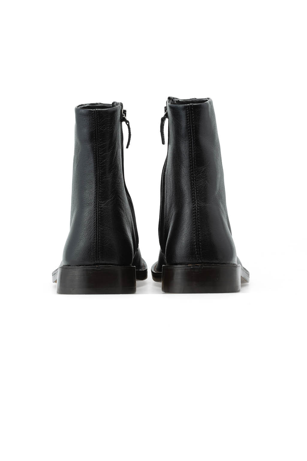 Lemaire - Piped Zipped Boots-Black