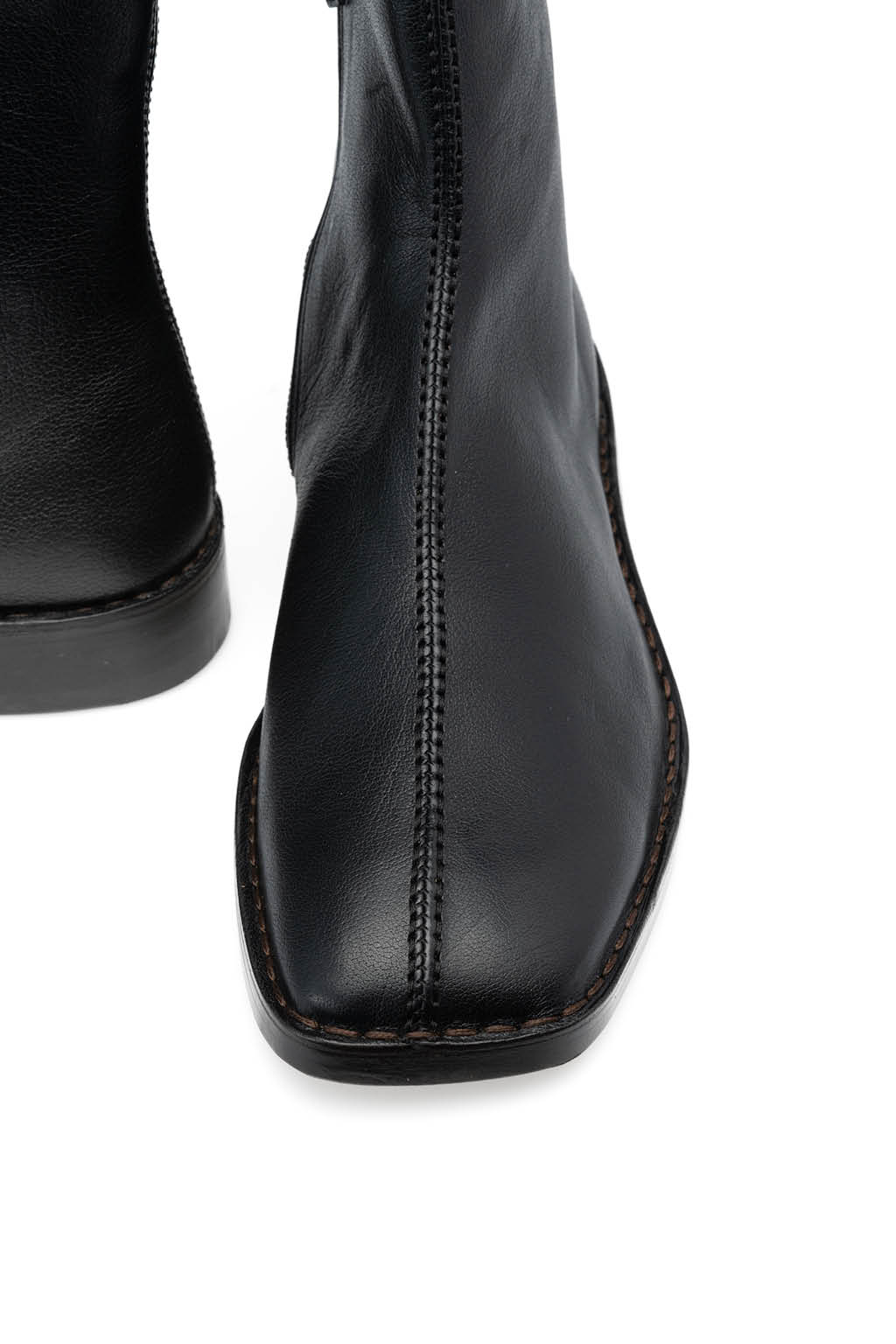 Lemaire - Piped Zipped Boots-Black