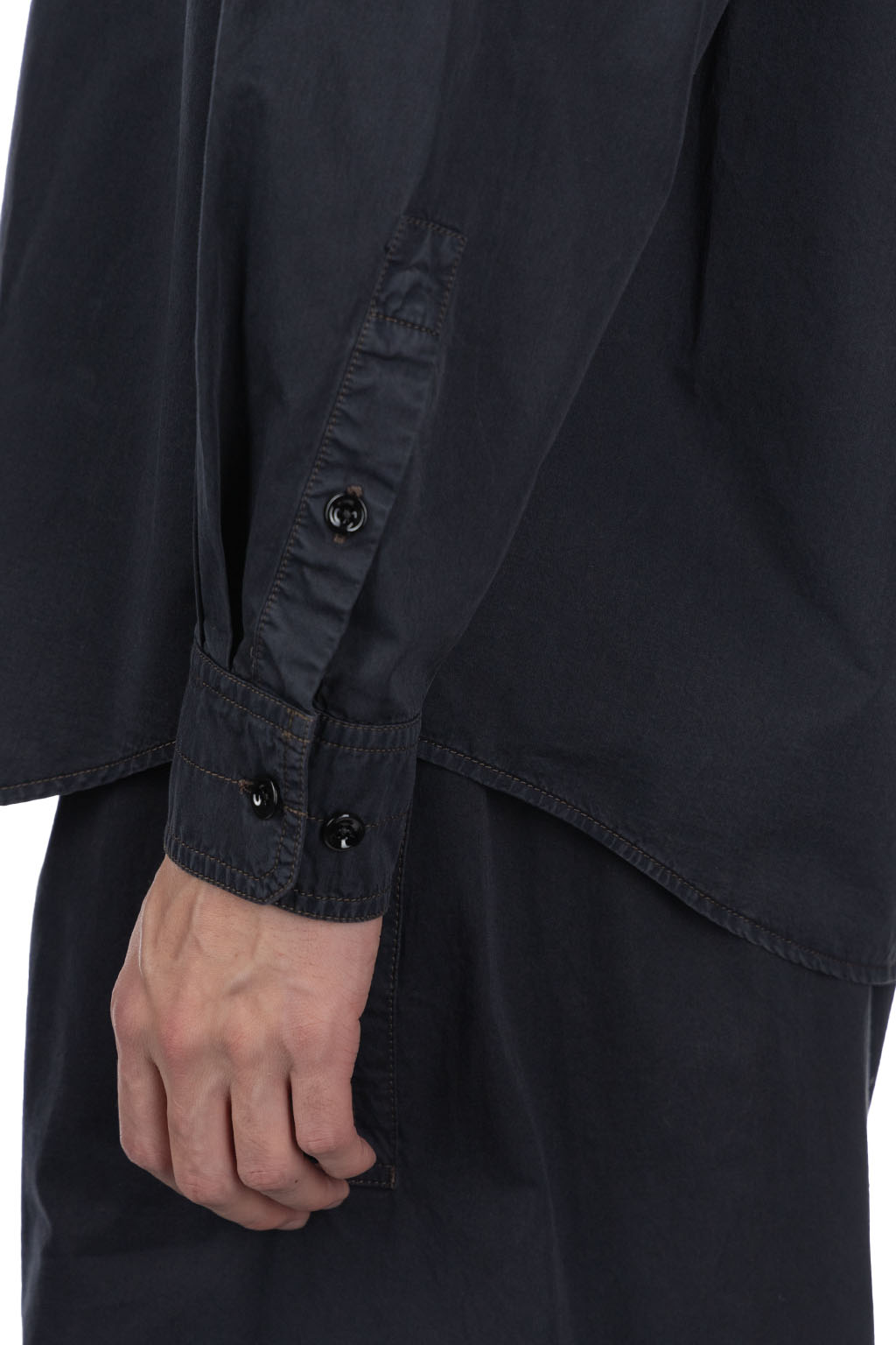 Lemaire - Relaxed Workwear Shirt-Ash Black