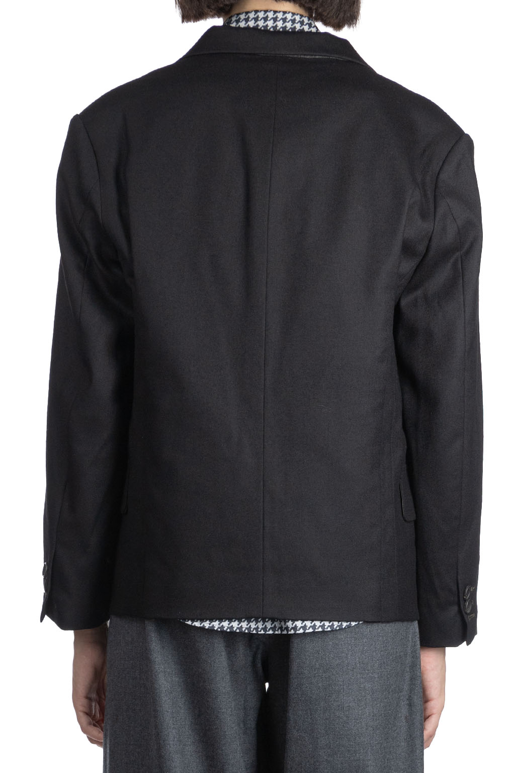 MUL PLA - Wool Flannel Jacket - Black