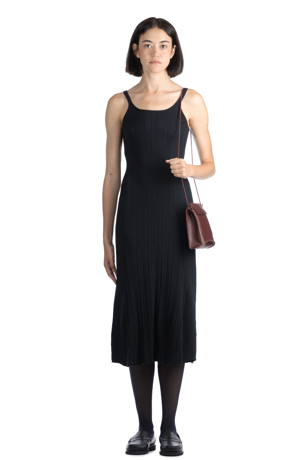 Mame Kurogouchi - Long Sleeve Dress-Black