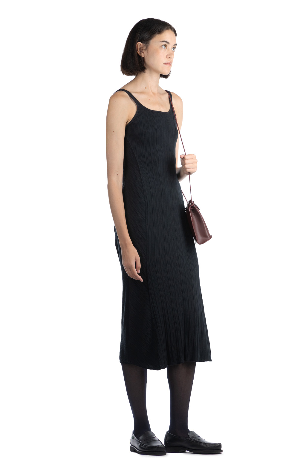 Mame Kurogouchi - Long Sleeve Dress-Black