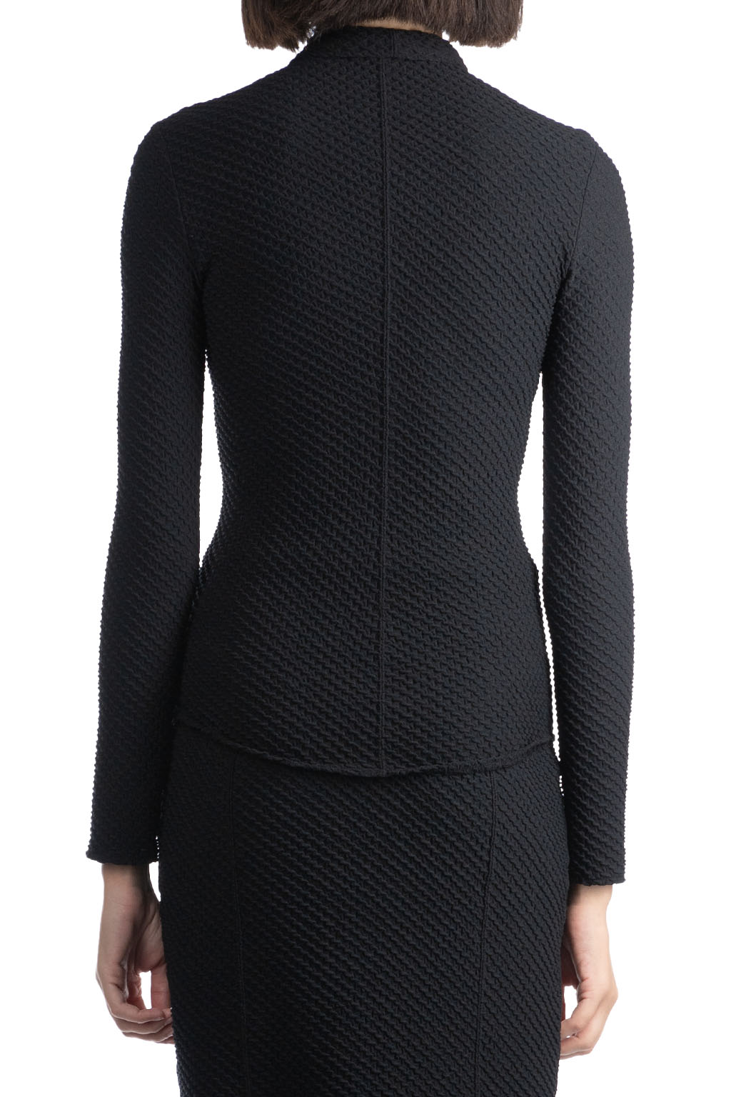 Mame Kurogouchi - Turtleneck Top-Black