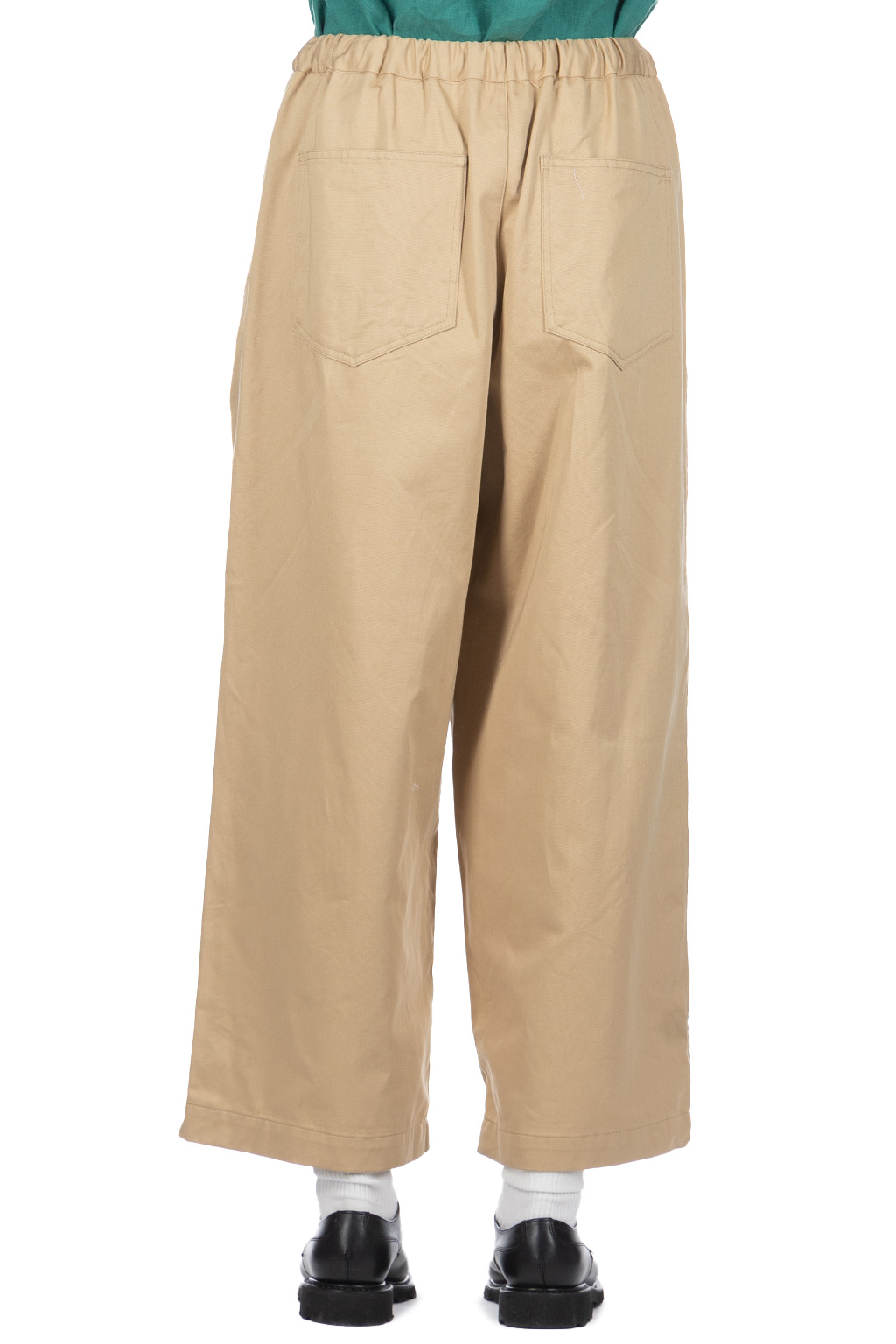 Manon - CHINO CLOTH TUCK WIDE PANTS