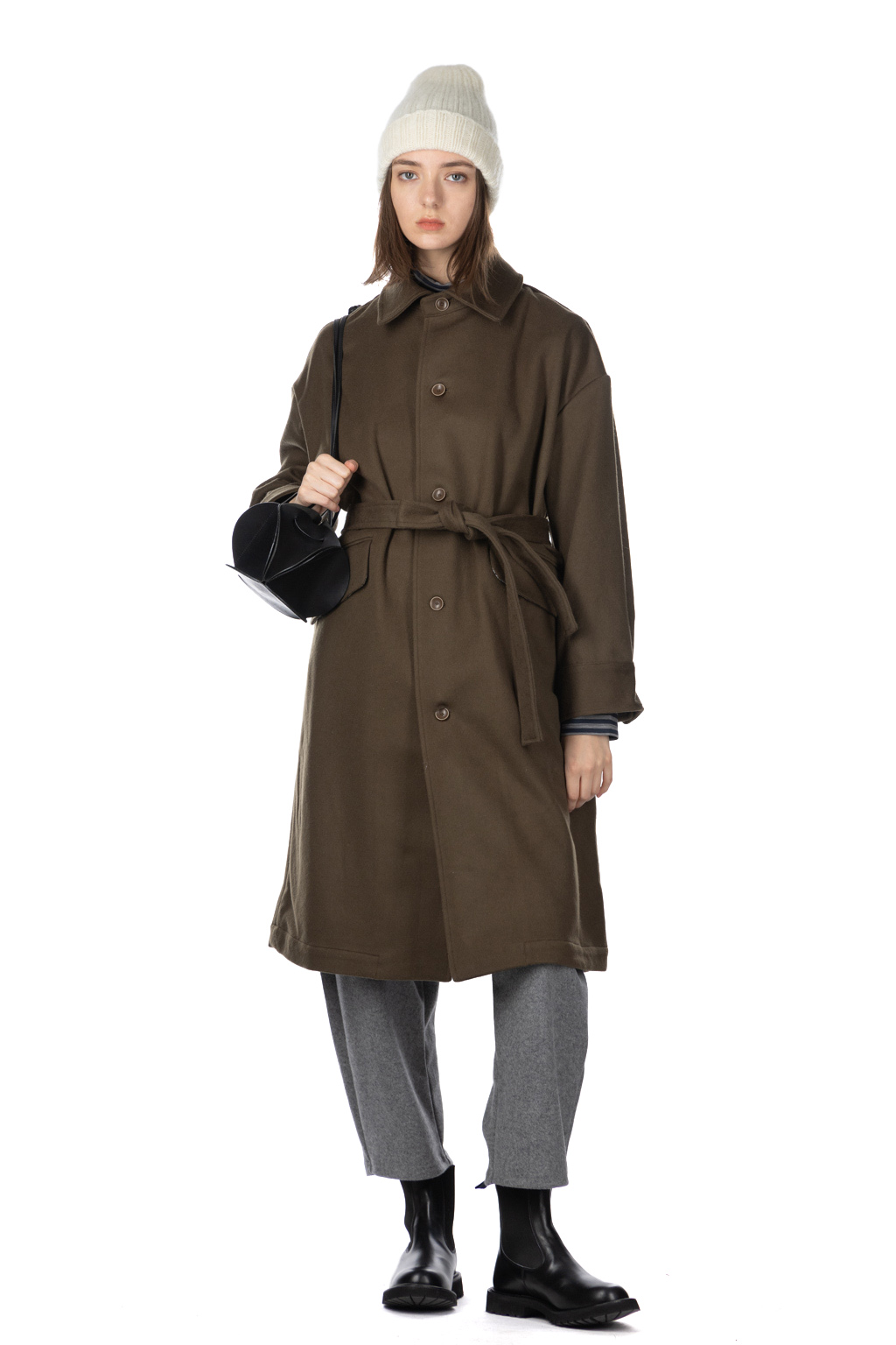 Manon - WOOL MELTON LONG COAT