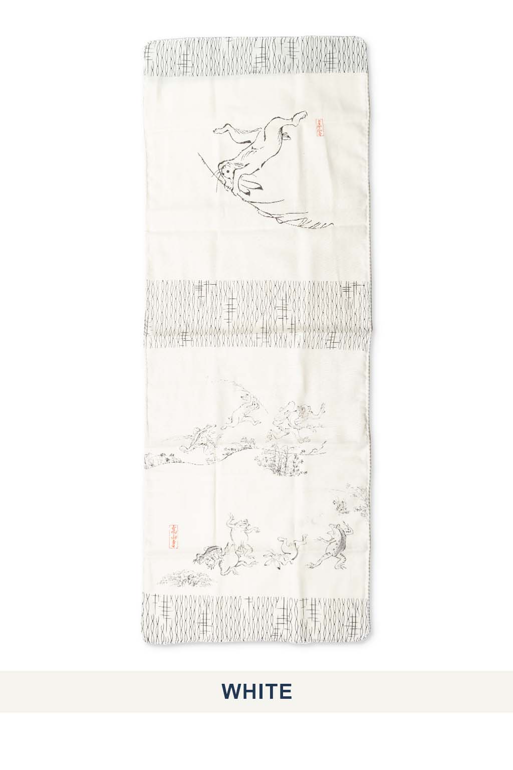 Mino Washi - Handkerchief - 32 x 89cm - W Gauze Tenugui - 2 Choices