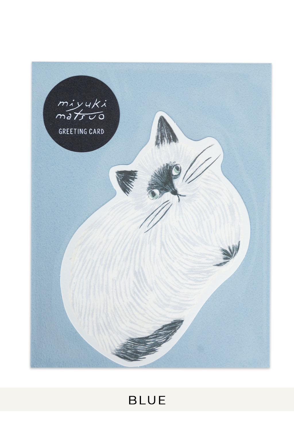 Mino Washi - Miyuki Matsubara Cat Greeting Cards 4 Choices