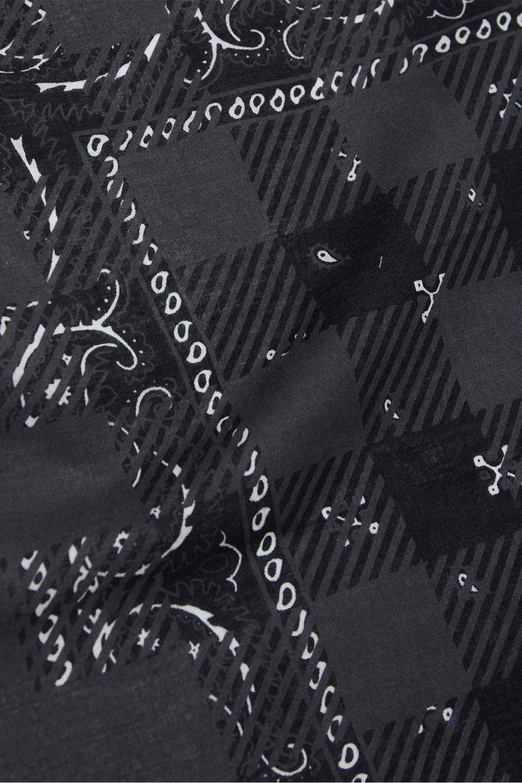 N. Hoolywood Bandana - Black and Black