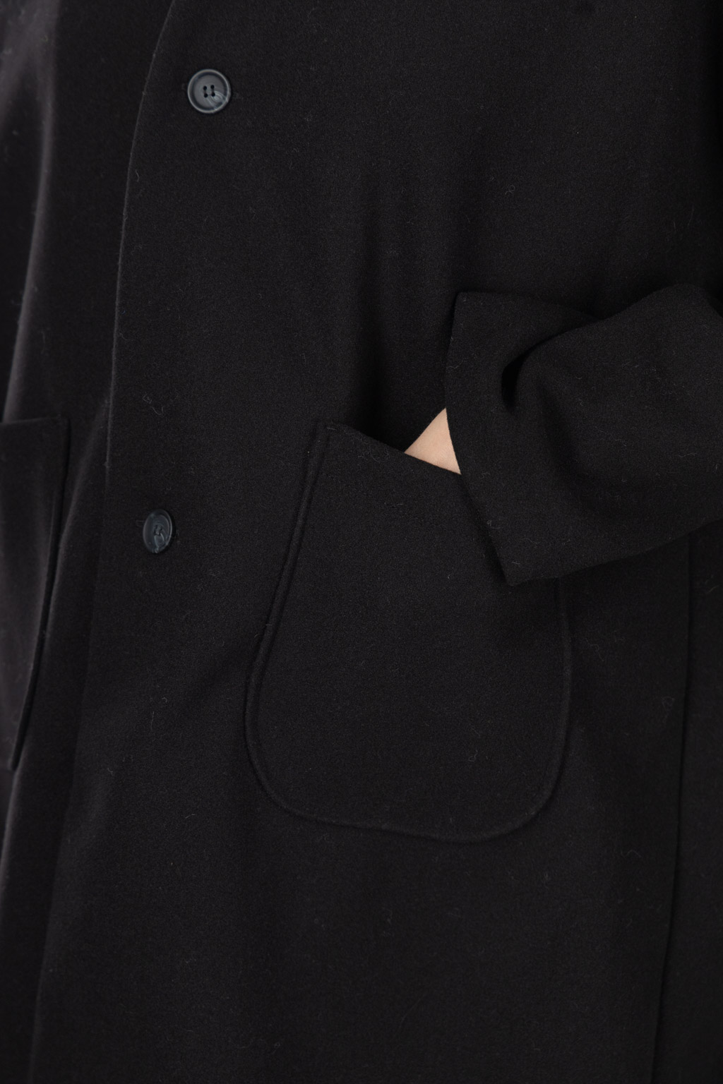 NARU  - Melton Jersey Coat 