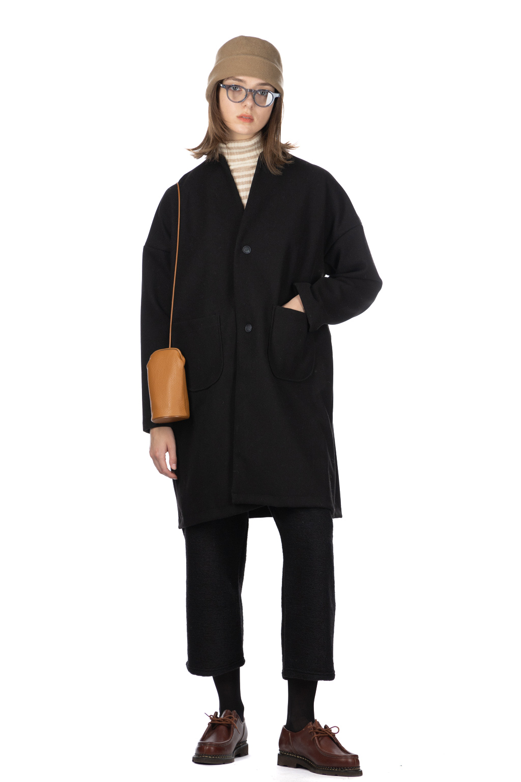 NARU  - Melton Jersey Coat 