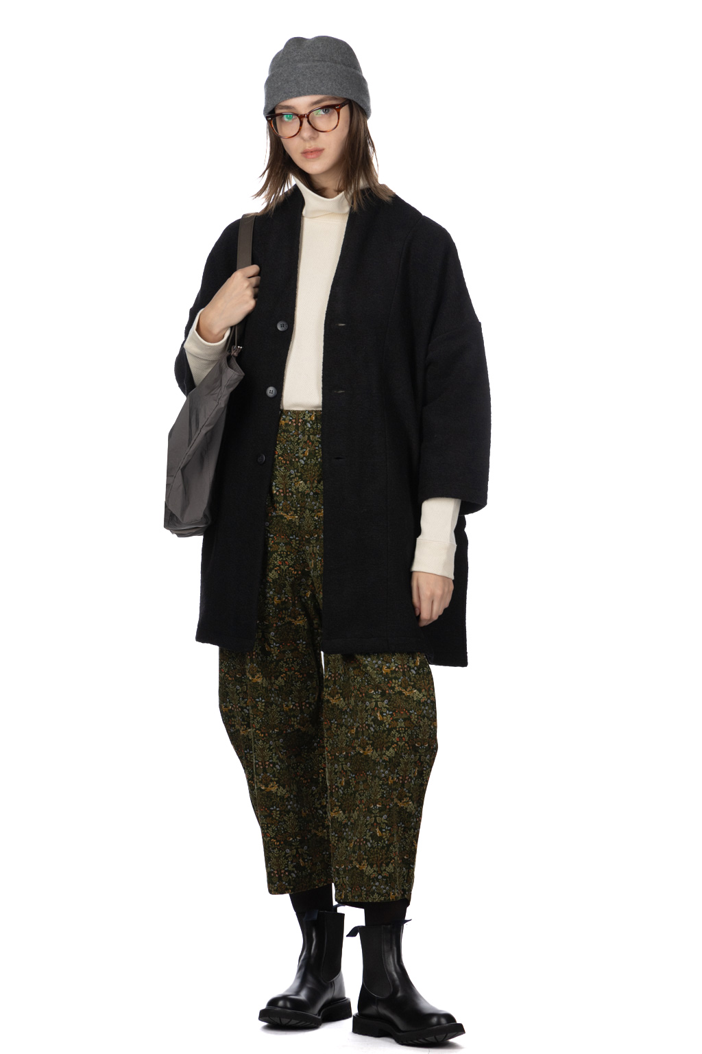 NARU  - Travel Wool Notch Coat 