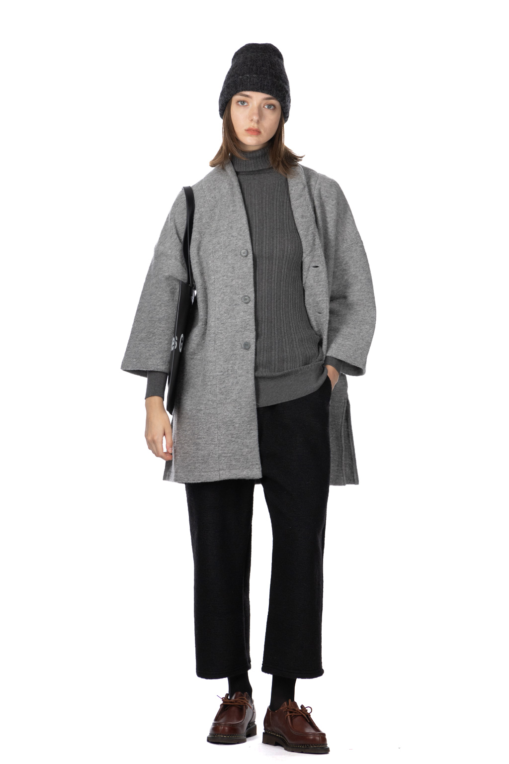 NARU  - Travel Wool Notch Coat 